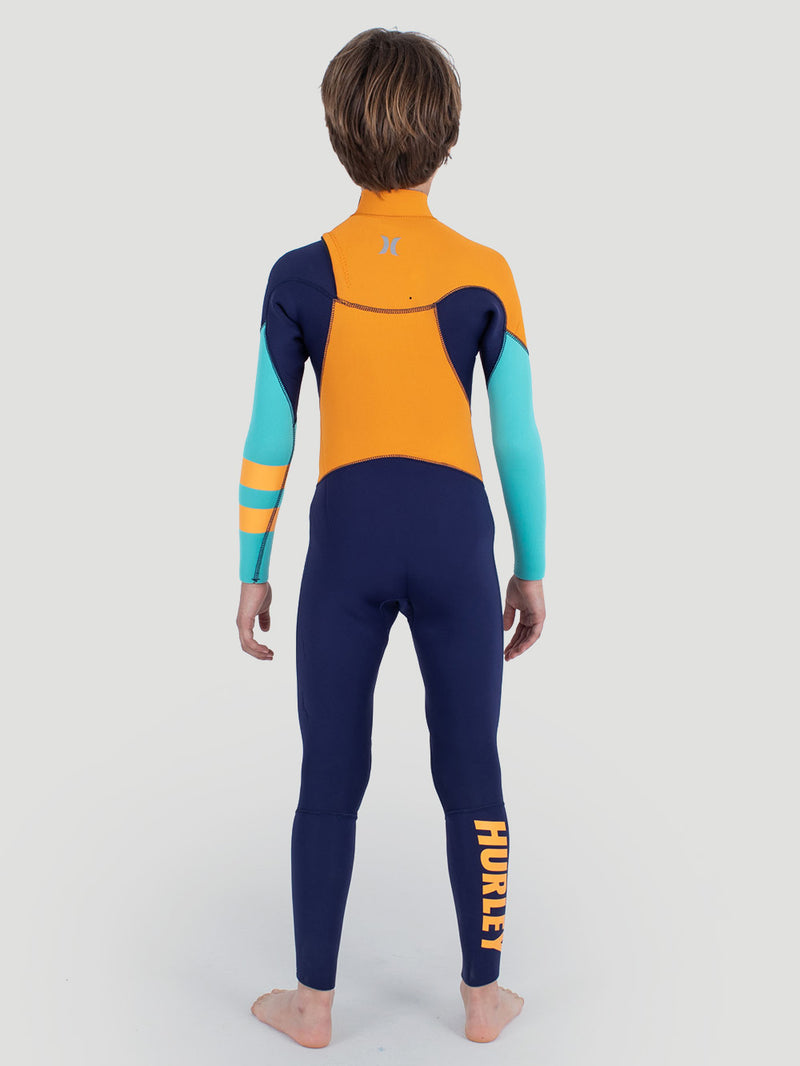 Long John Juvenil Hurley Advant 3/2mm SS Fullsuit Marinho