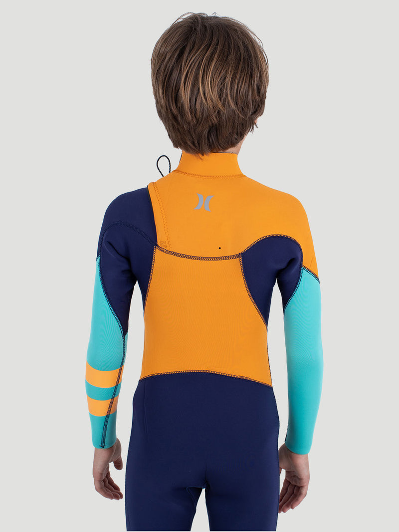 Long John Juvenil Hurley Advant 3/2mm SS Fullsuit Marinho