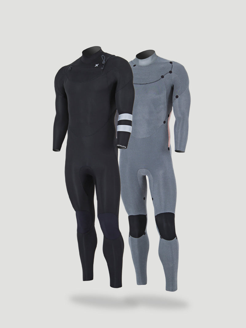 Long John Hurley Advant 4/3mm Fullsuit Preto