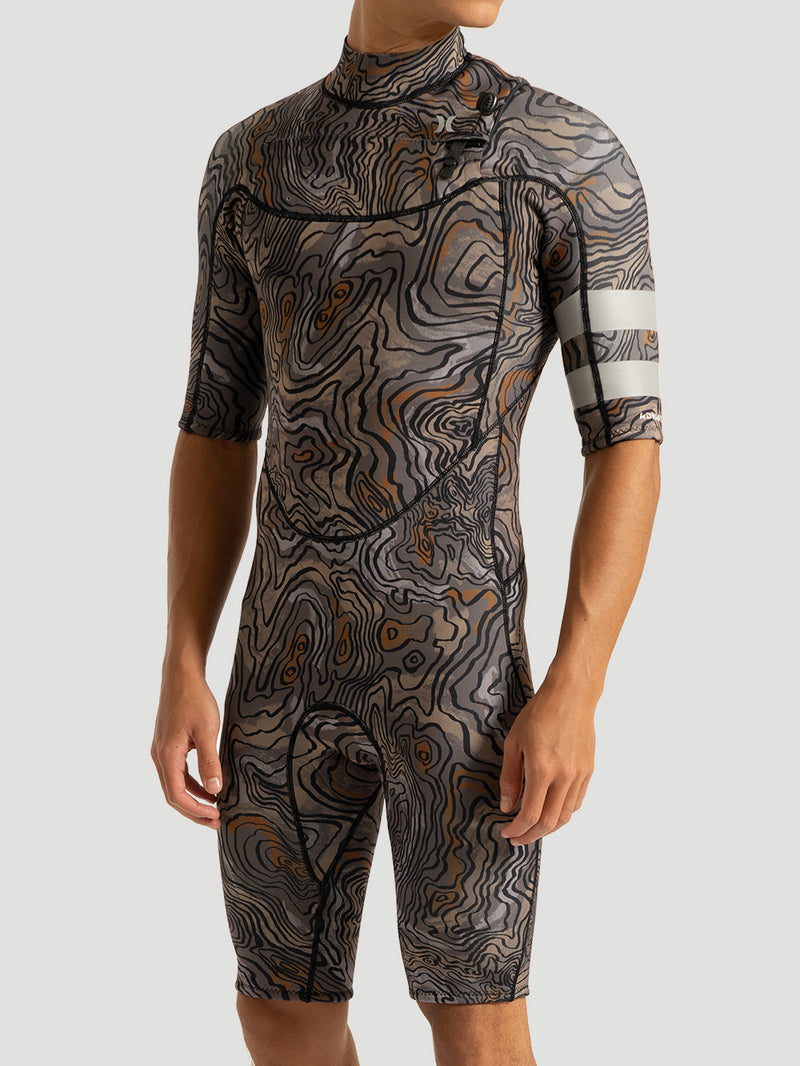 Short John Hurley Advant Printed 2/2MM SS Springsuit