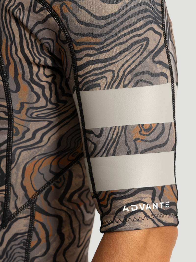 Short John Hurley Advant Printed 2/2MM SS Springsuit