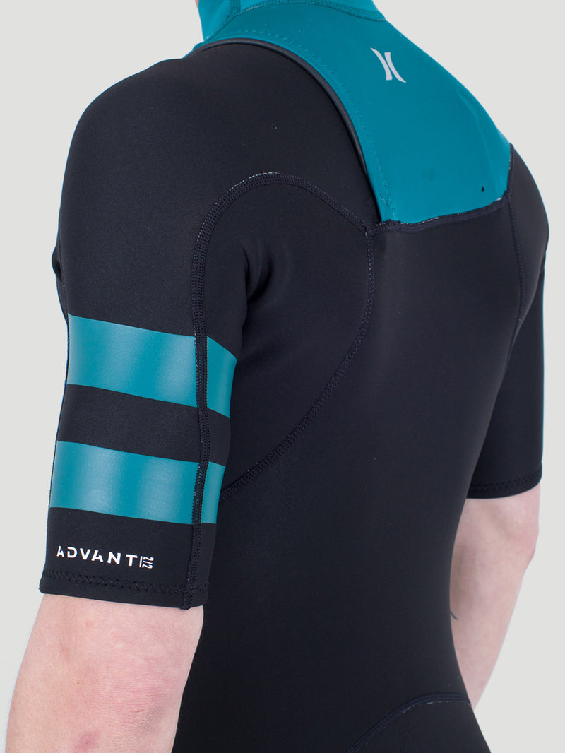 Short John Hurley Advant 2/2mm SS Springsuit Verde