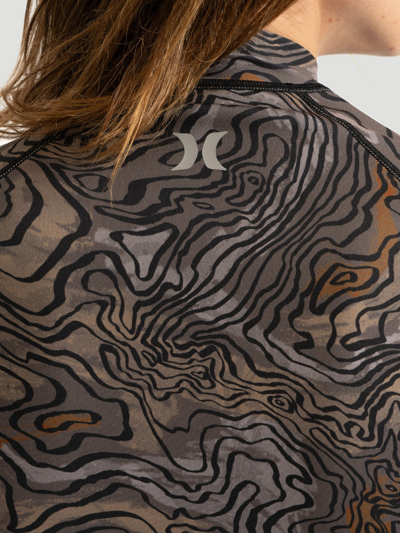 Jaqueta Neoprene Hurley Advant Printed 1mm Black Marbled