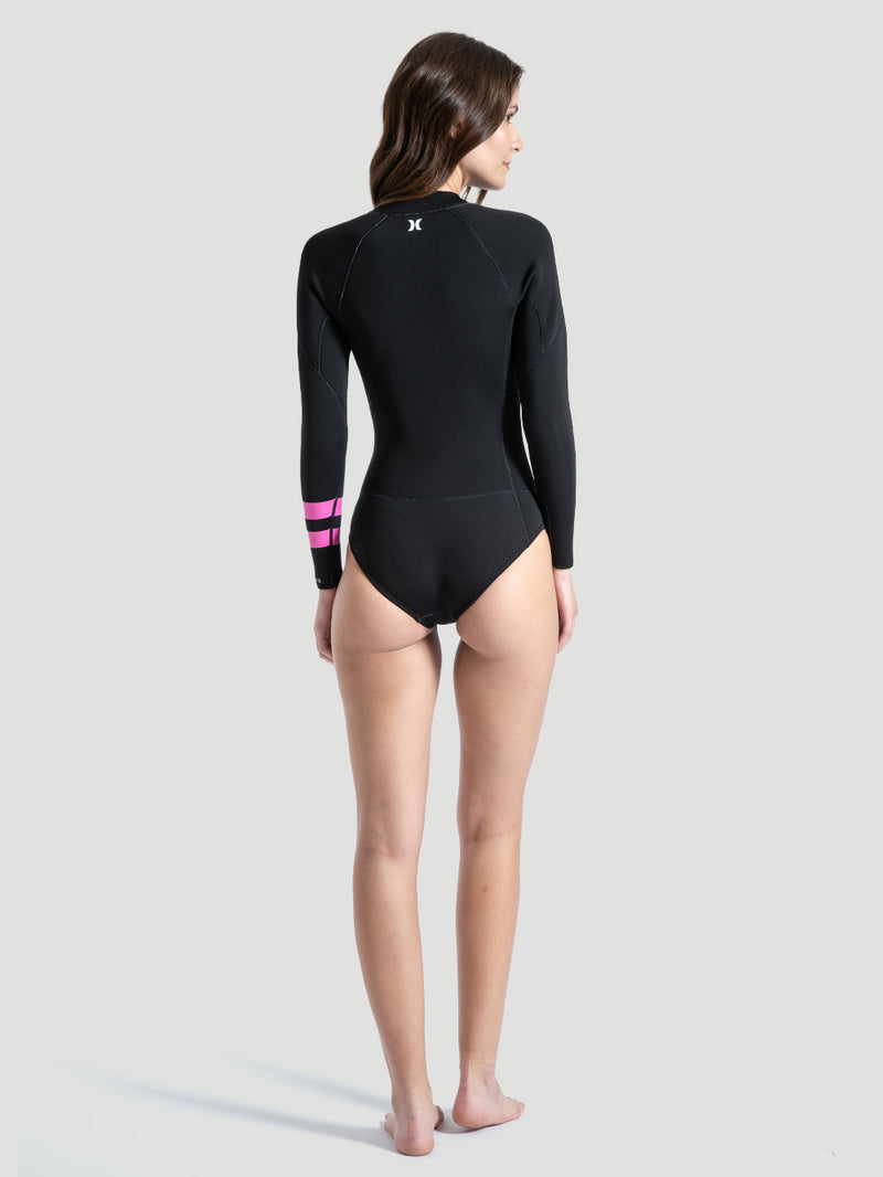 Short John Hurley Advantage 2/2 MM Springsuit Preto