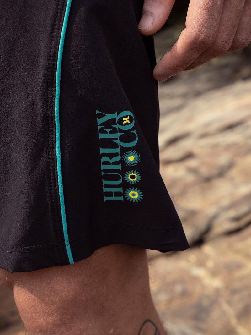 Boardshorts Preto Hurley Simple