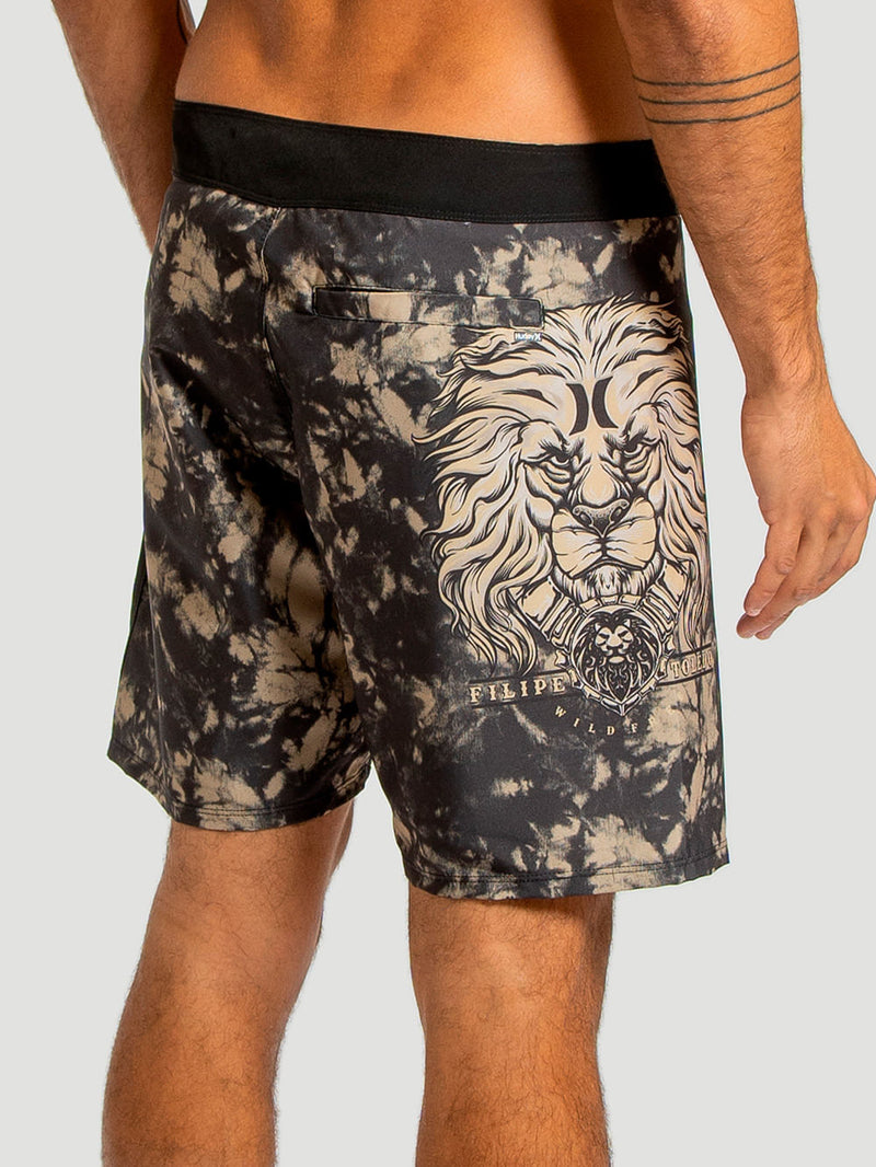 Boardshorts Hurley Toledo Lion 16,5" Preto