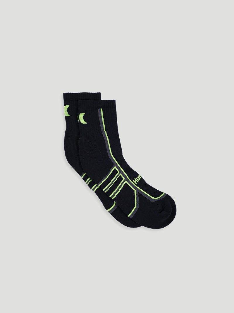 Meia Preta Cano Alto Hurley Performance