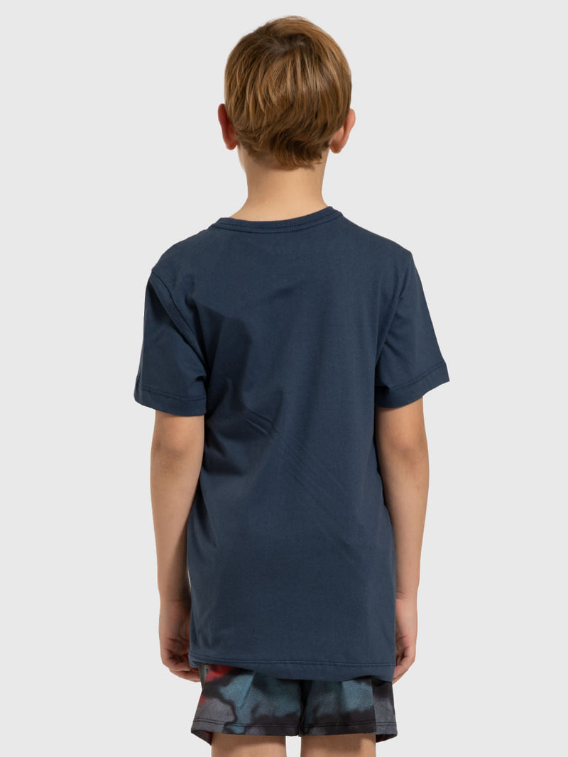 Camiseta Hurley Hard Icon Juvenil Marinho
