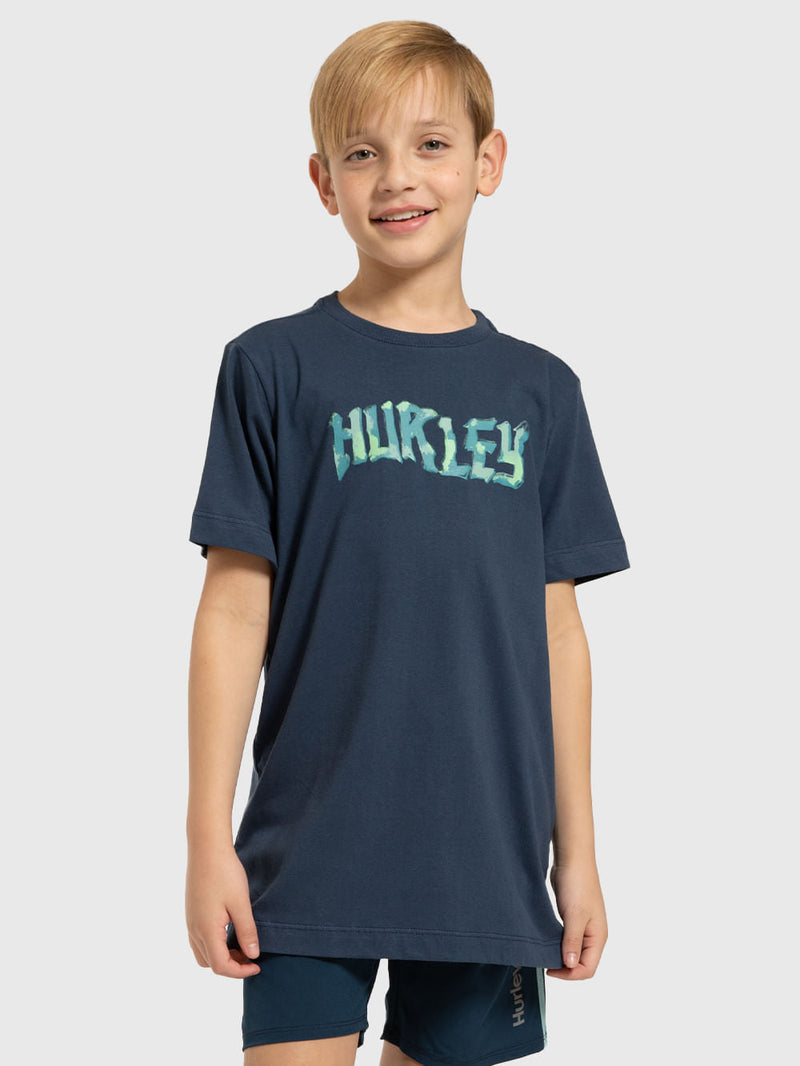 Camiseta Hurley Effect Juvenil Marinho
