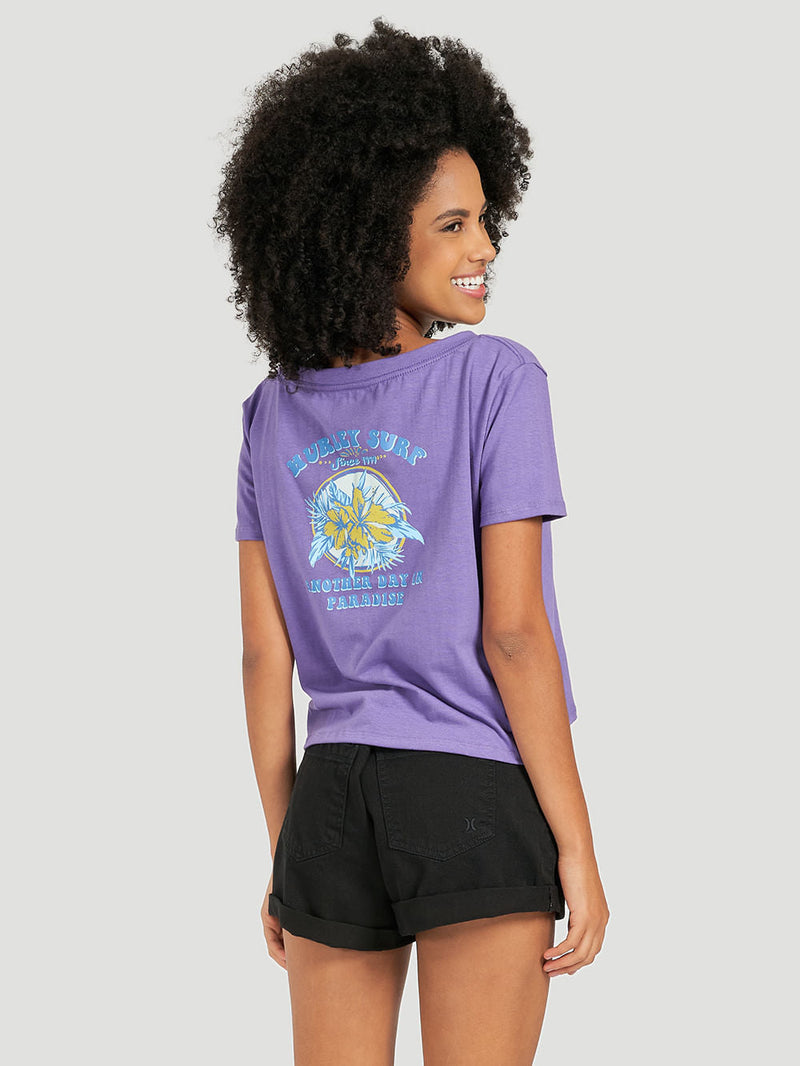 Blusa Hurley Outdoorsy Roxa
