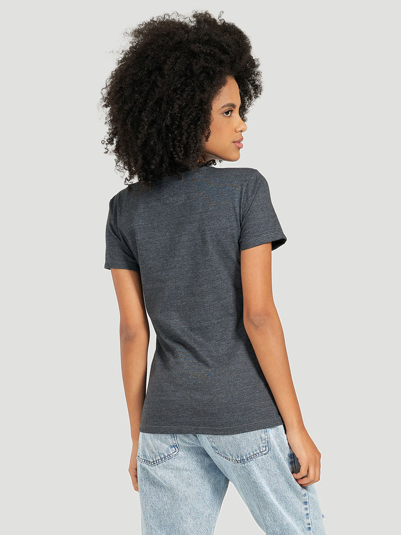 Camiseta Hurley Ringer Mescla Preto