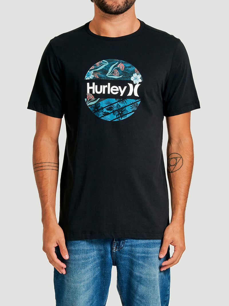Camiseta Hurley Garden Preto