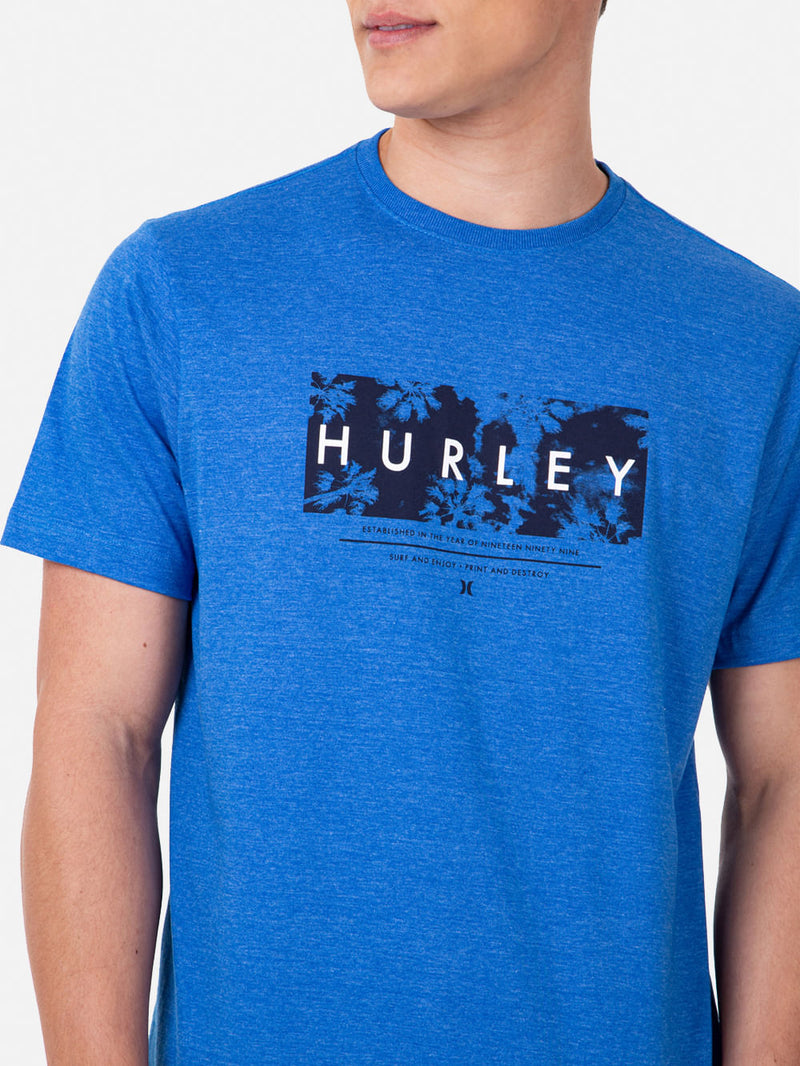 Camiseta Hurley Established Mescla Azul
