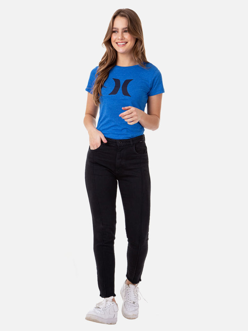 Camiseta Hurley Icon Mescla Azul