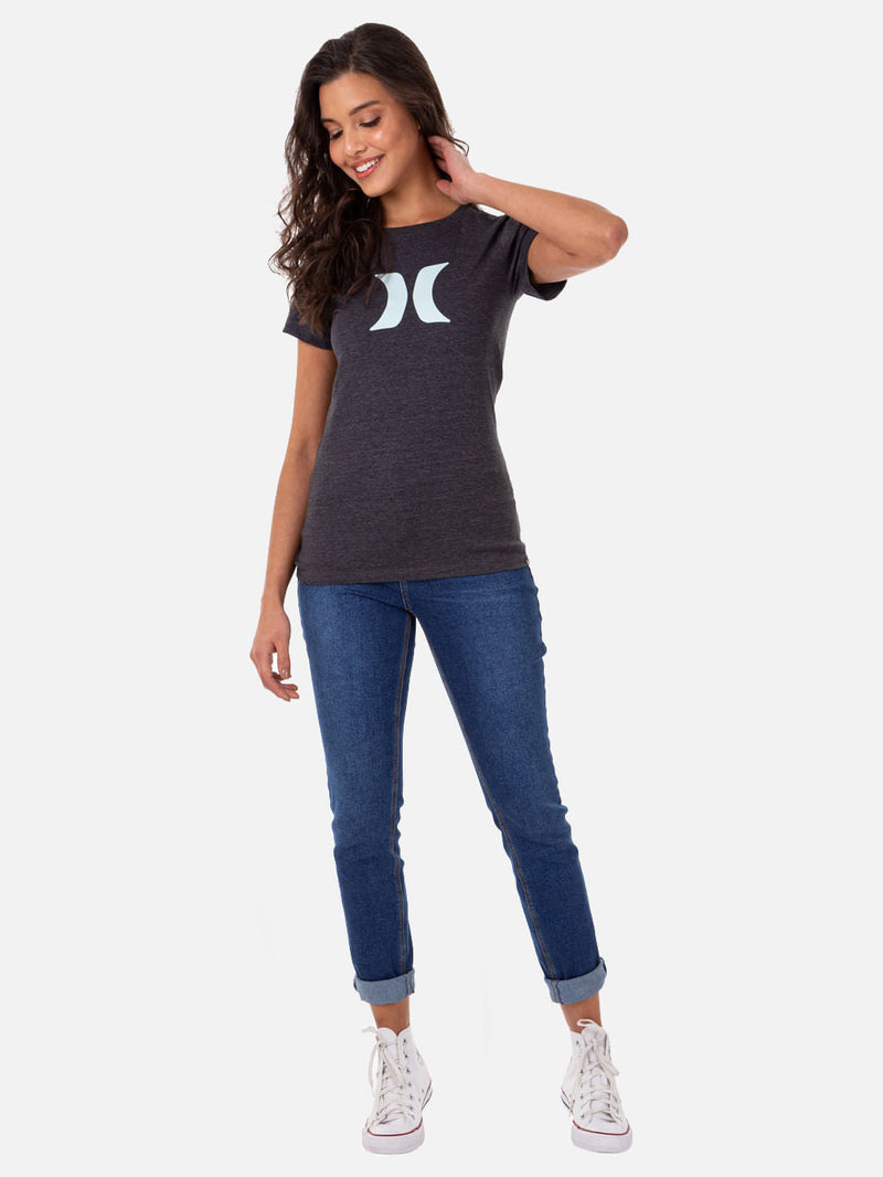 Camiseta Hurley Icon Mescla Preto