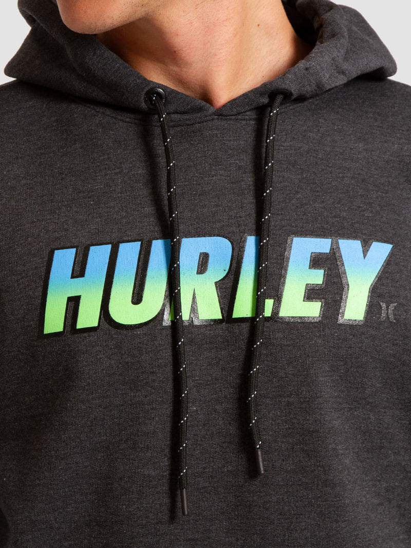 Moletom Canguru Fastlane Mescla Preto