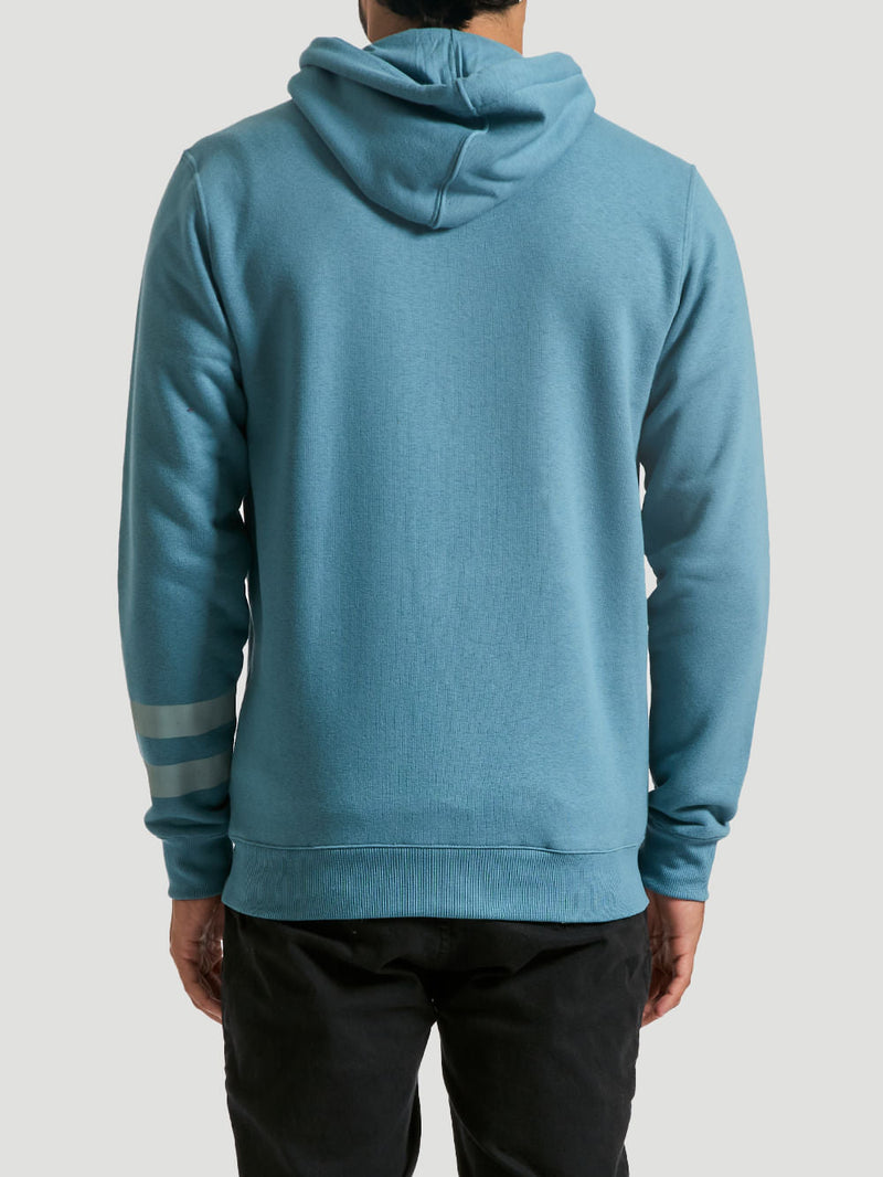 Moletom Aberto Hurley Circle Icon Preto Azul