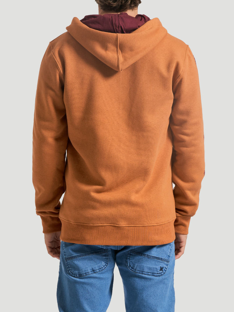 Moletom Aberto Hurley Carimbo Ocre