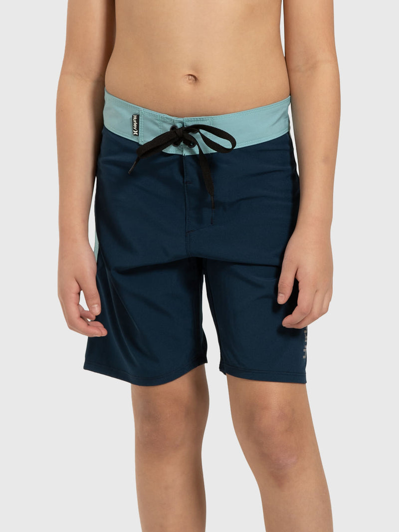 Boardshort Hurley Block Juvenil Petróleo