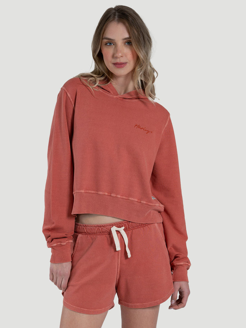 Shorts Moletom Hurley Dream Vermelho