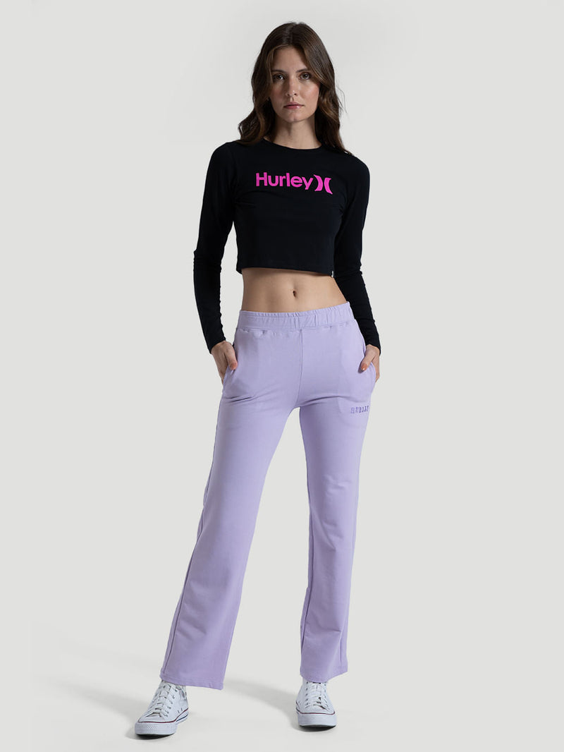 Calça Moletom Hurley Sunny Lilás