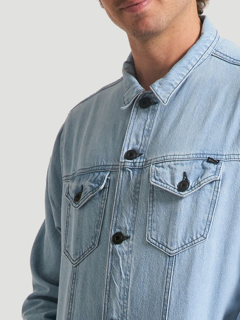 Jaqueta Jeans Hurley Hard Blue