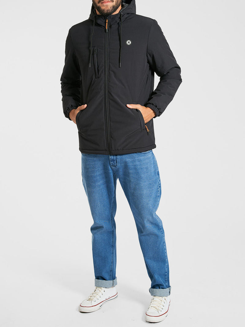 Jaqueta Hurley Strong Preta