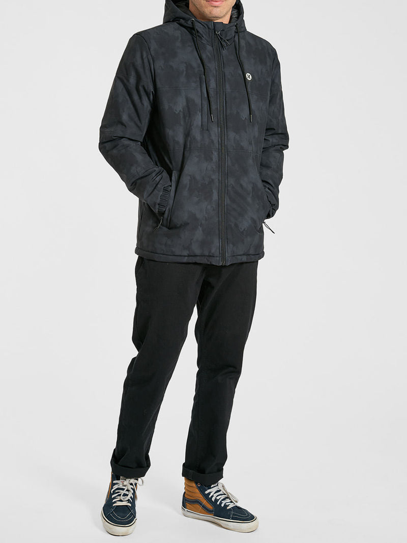 Jaqueta Hurley Campana Acid Preta