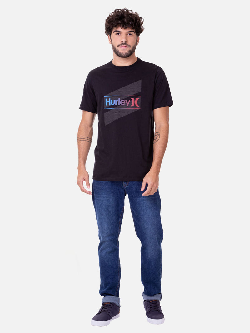 Camiseta Hurley Slash Preta