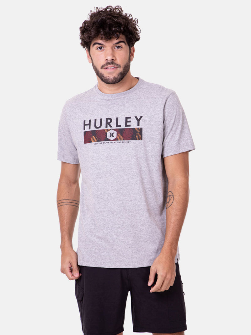 Camiseta Print and Destroy Cinza