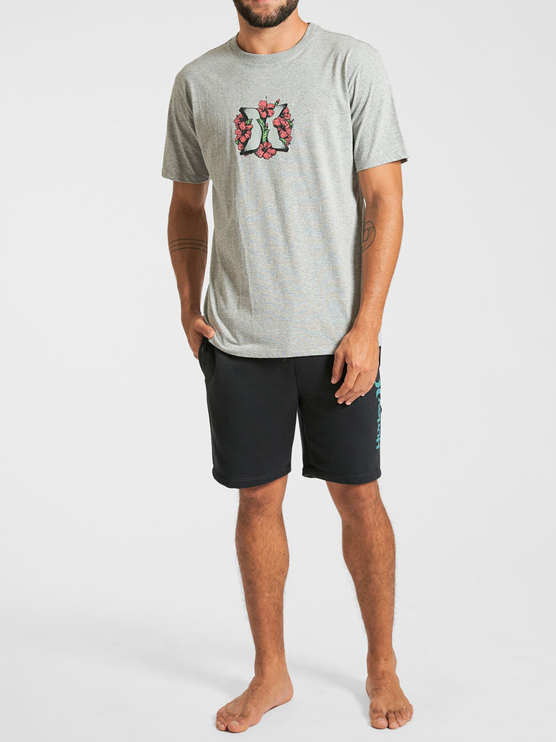 Camiseta Hurley Rose Mescla Cinza