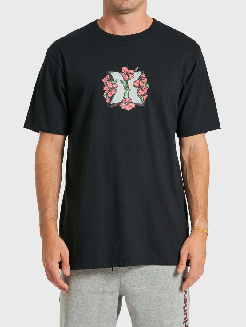Camiseta Hurley Rose Preta