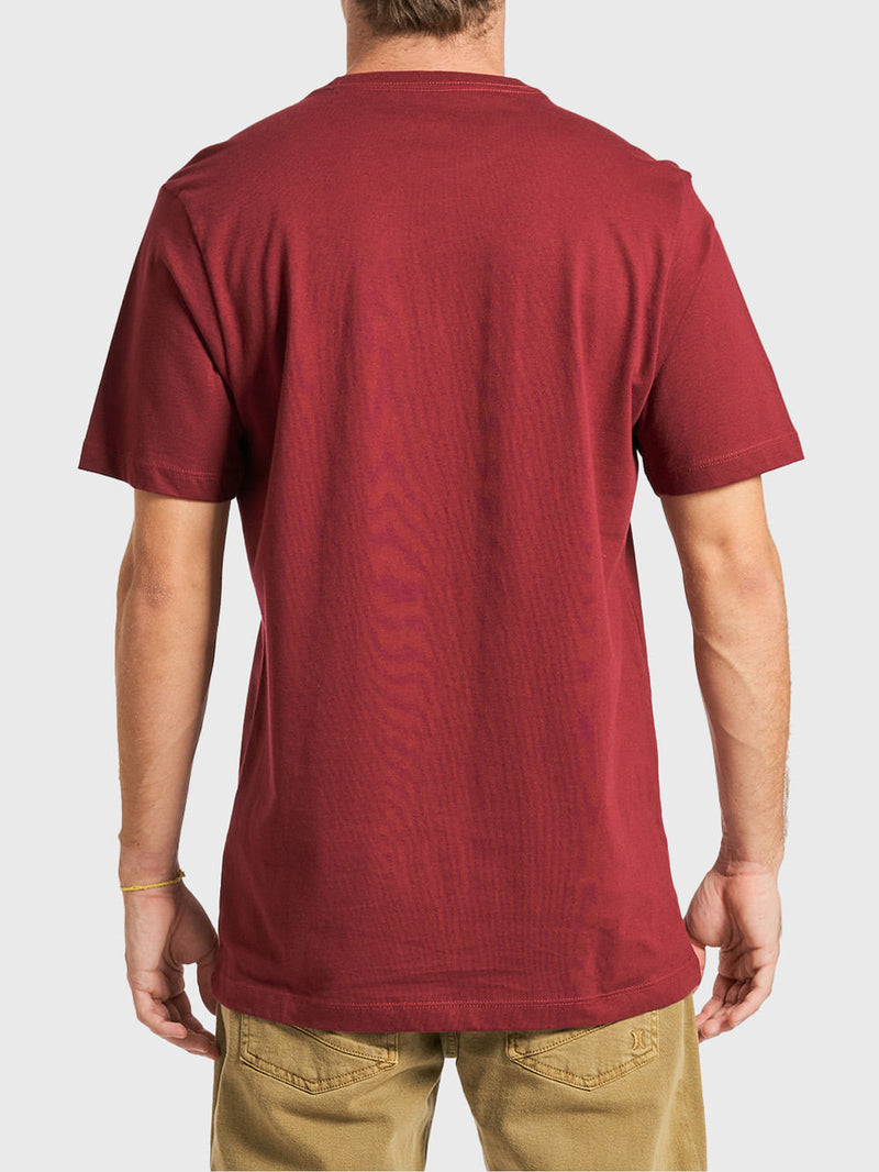 Camiseta Hurley Icon Beach Vinho