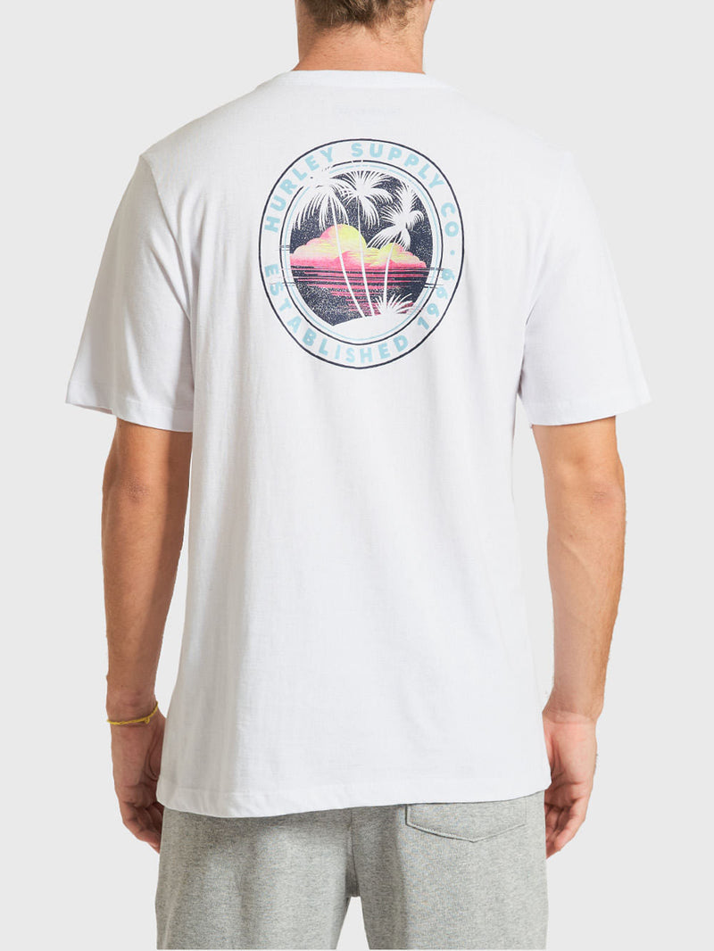Camiseta Hurley Sunset Branca