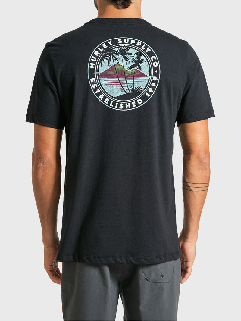 Camiseta Hurley Sunset Preta