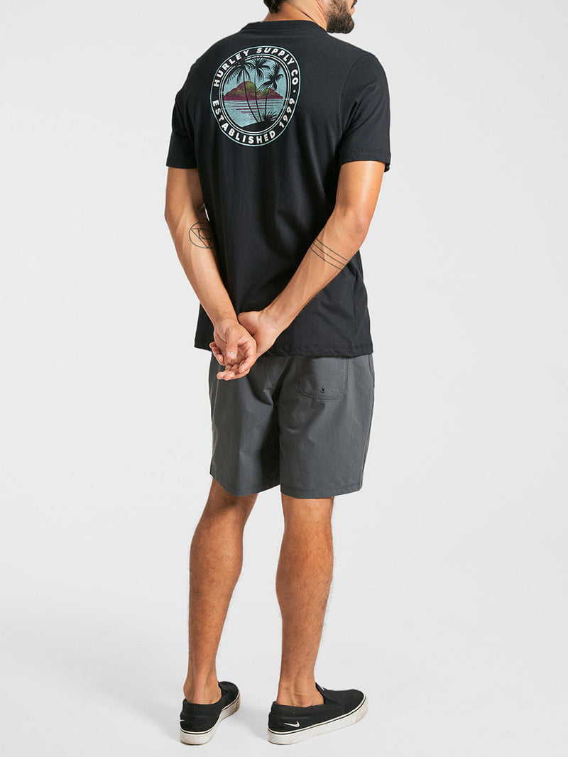 Camiseta Hurley Sunset Preta