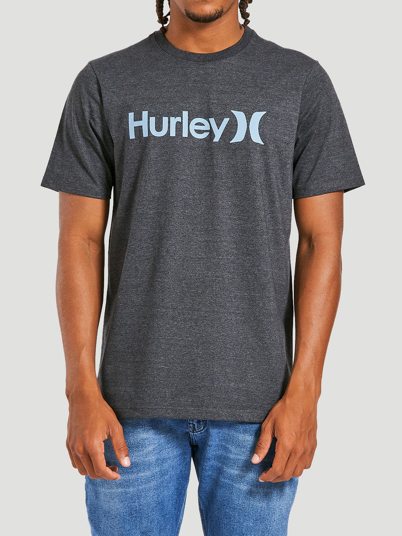 Camiseta Hurley O&O Solid Mescla Preto
