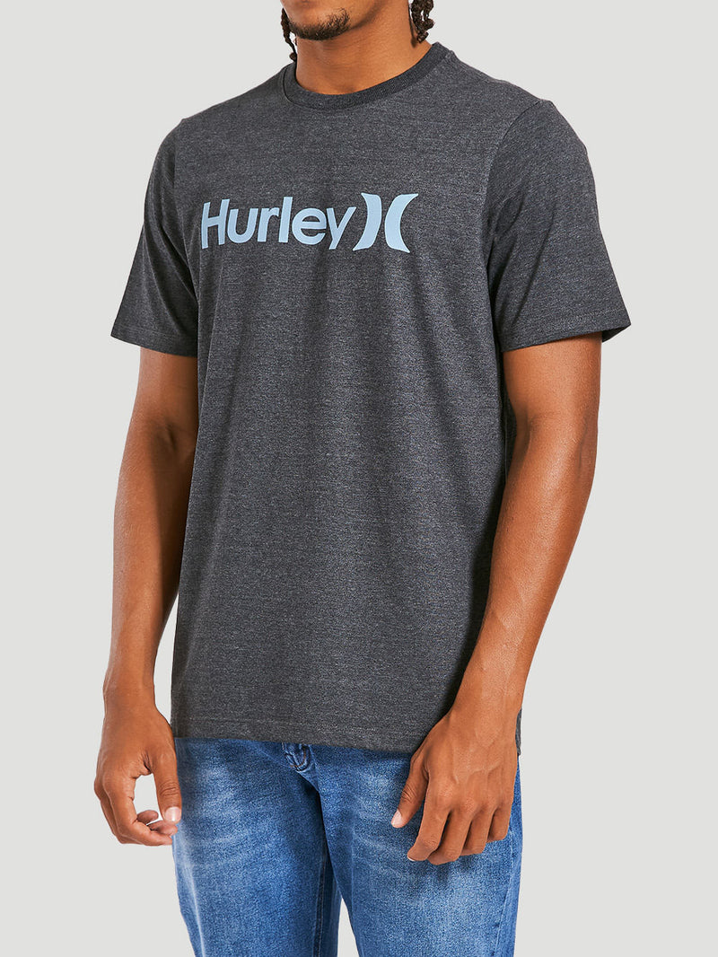 Camiseta Hurley O&O Solid Mescla Preto