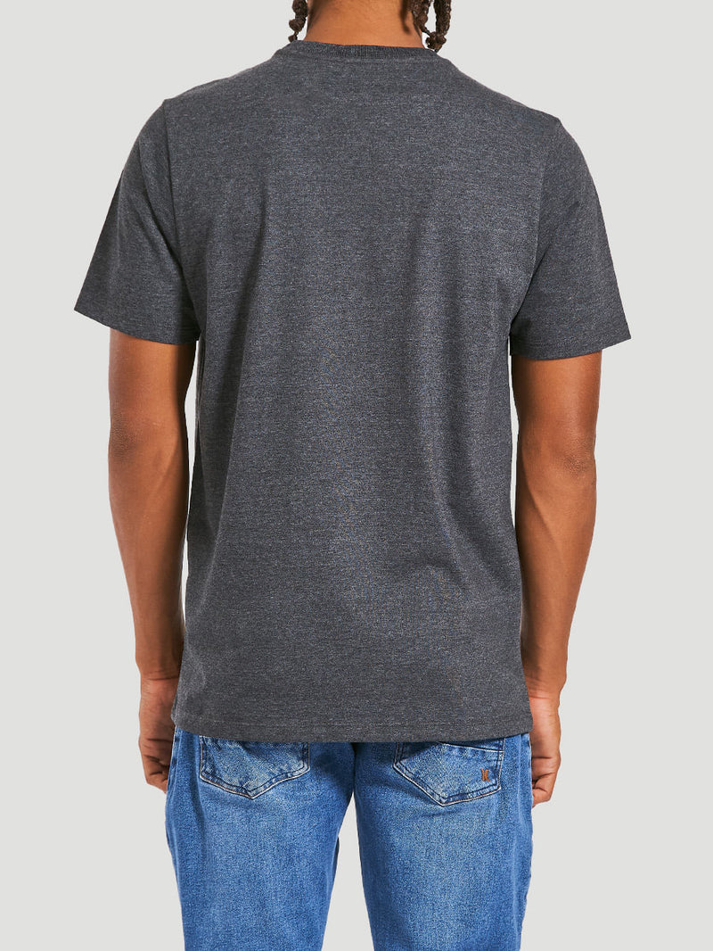Camiseta Hurley O&O Solid Mescla Preto