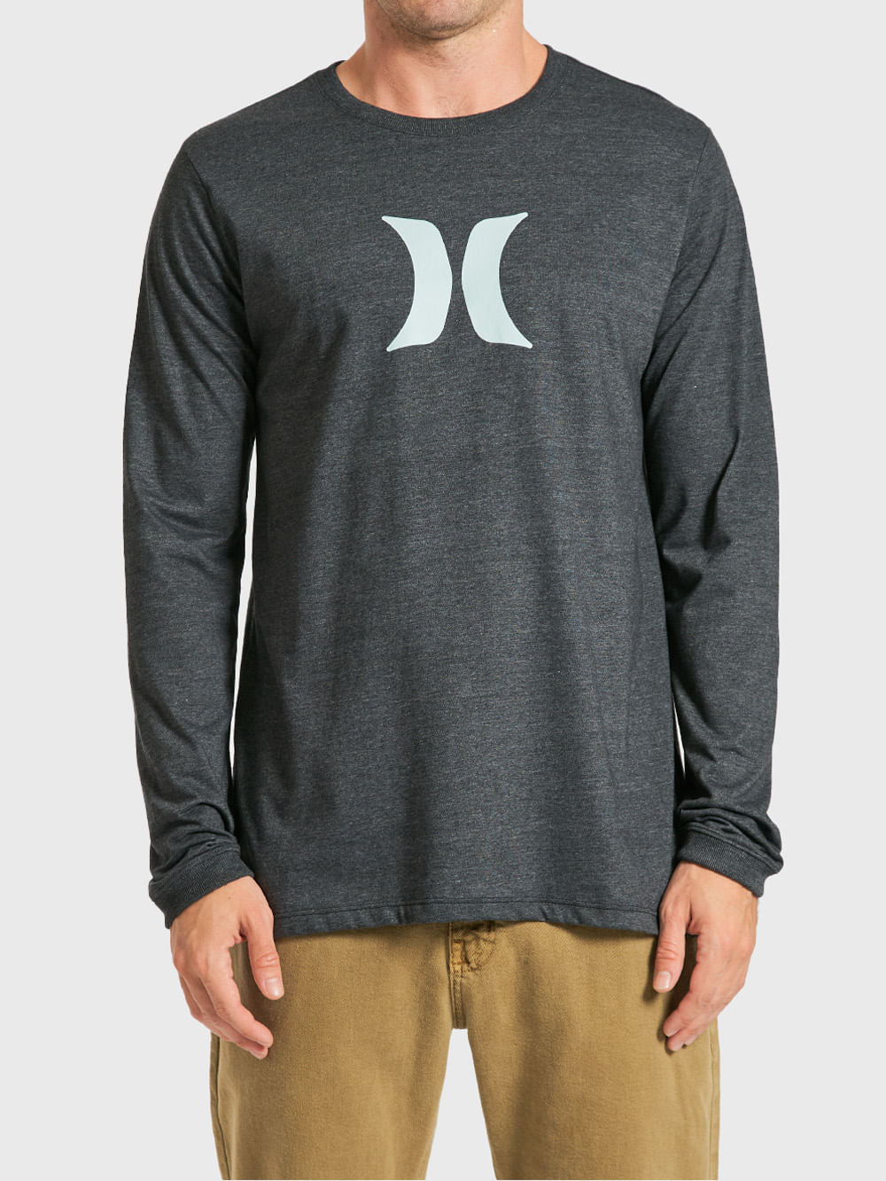 Camiseta Hurley Icon Mescla Preto