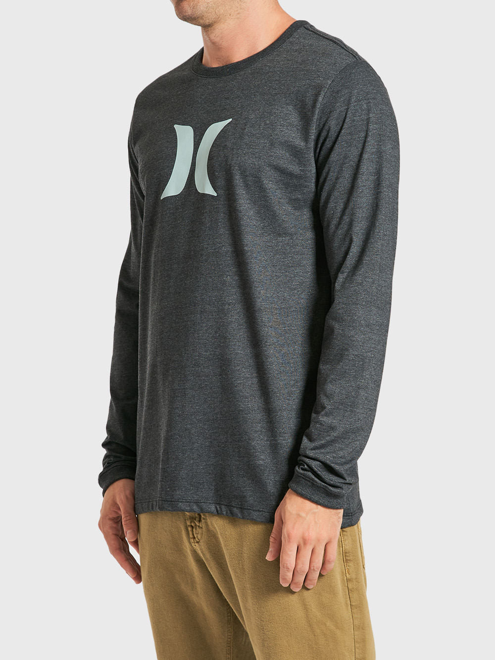 Camiseta Hurley Icon Mescla Preto