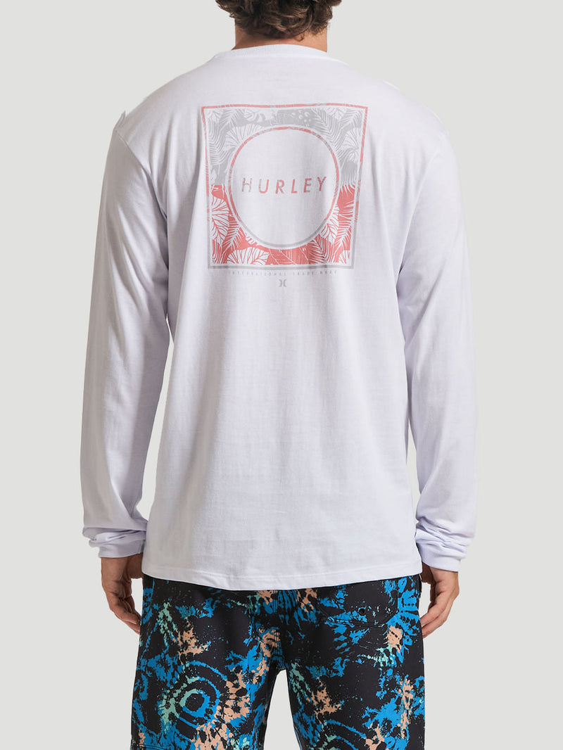 Camiseta Manga Longa Hurley Inside Branca