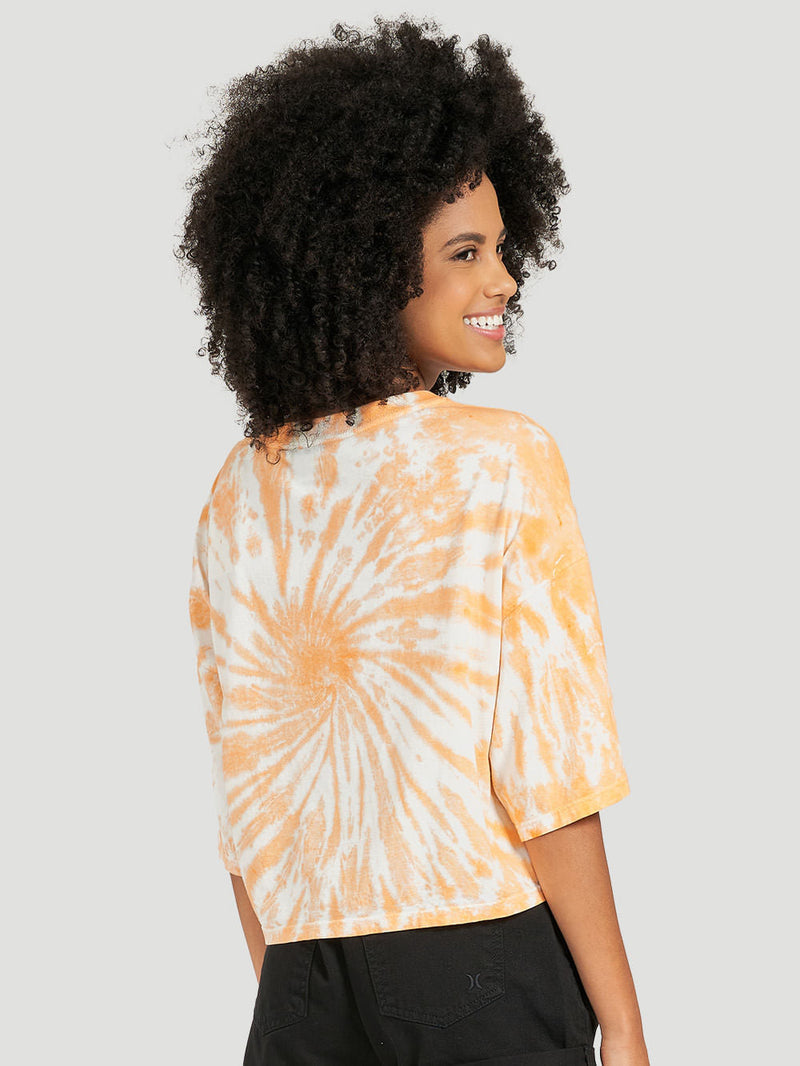 Camiseta Hurley Spiral Laranja