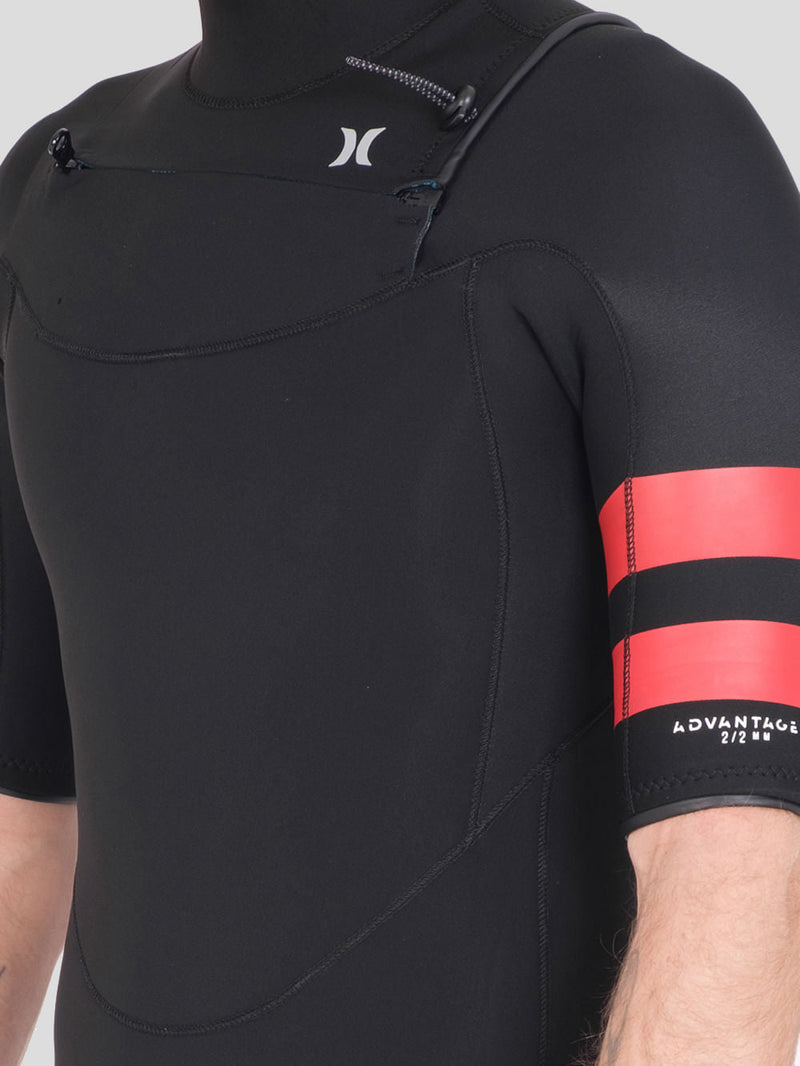 Long John Hurley Advantage Manga Curta 2/2 Full Suit Preto