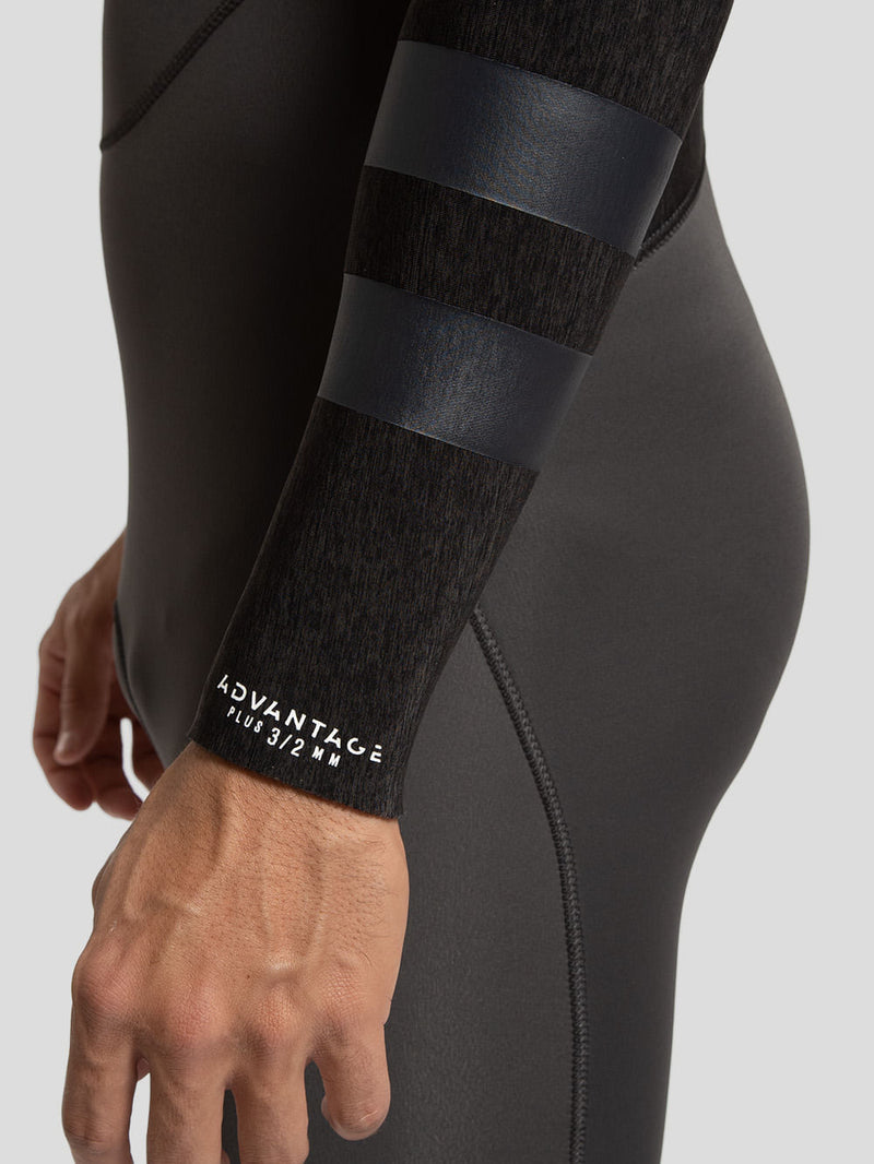 Long John Hurley Advantage 3/2 Manga Longa Full Suit Preto