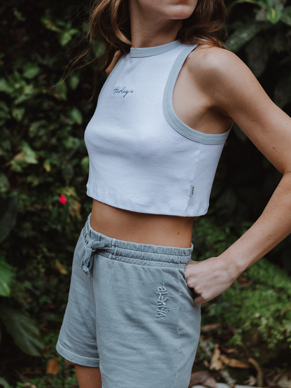 Shorts Moletom Cinza Hurley Aloha