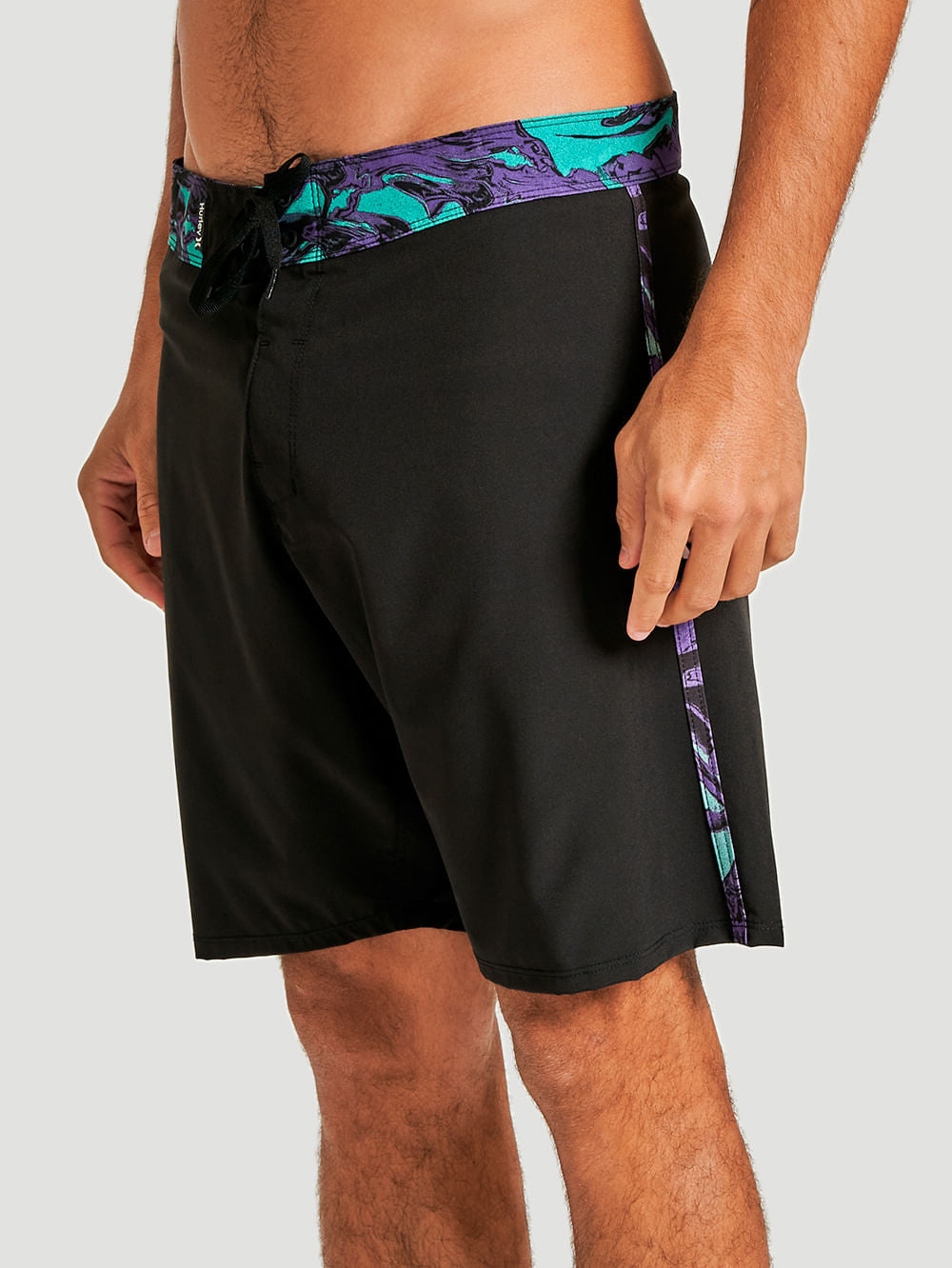 Boardshorts Hurley Madness Stripe 18" Preto