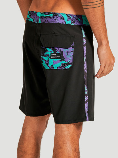 Boardshorts Hurley Madness Stripe 18" Preto