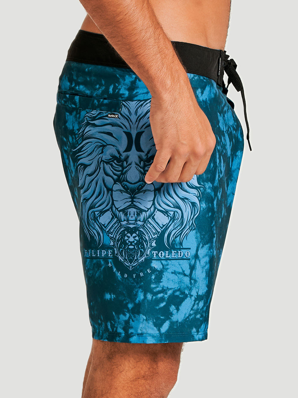 Boardshorts Hurley Toledo Lion 16,5" Azul