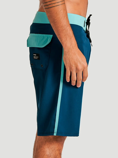 Boardshort Hurley Block 19.5" Petróleo